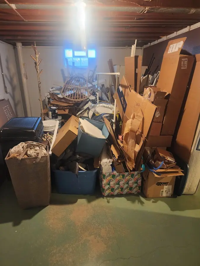 Roll-off dumpster container at job site for Yard Waste Dumpster Rental in Redstone